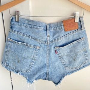 Levis Denim 501 Shorts Blue